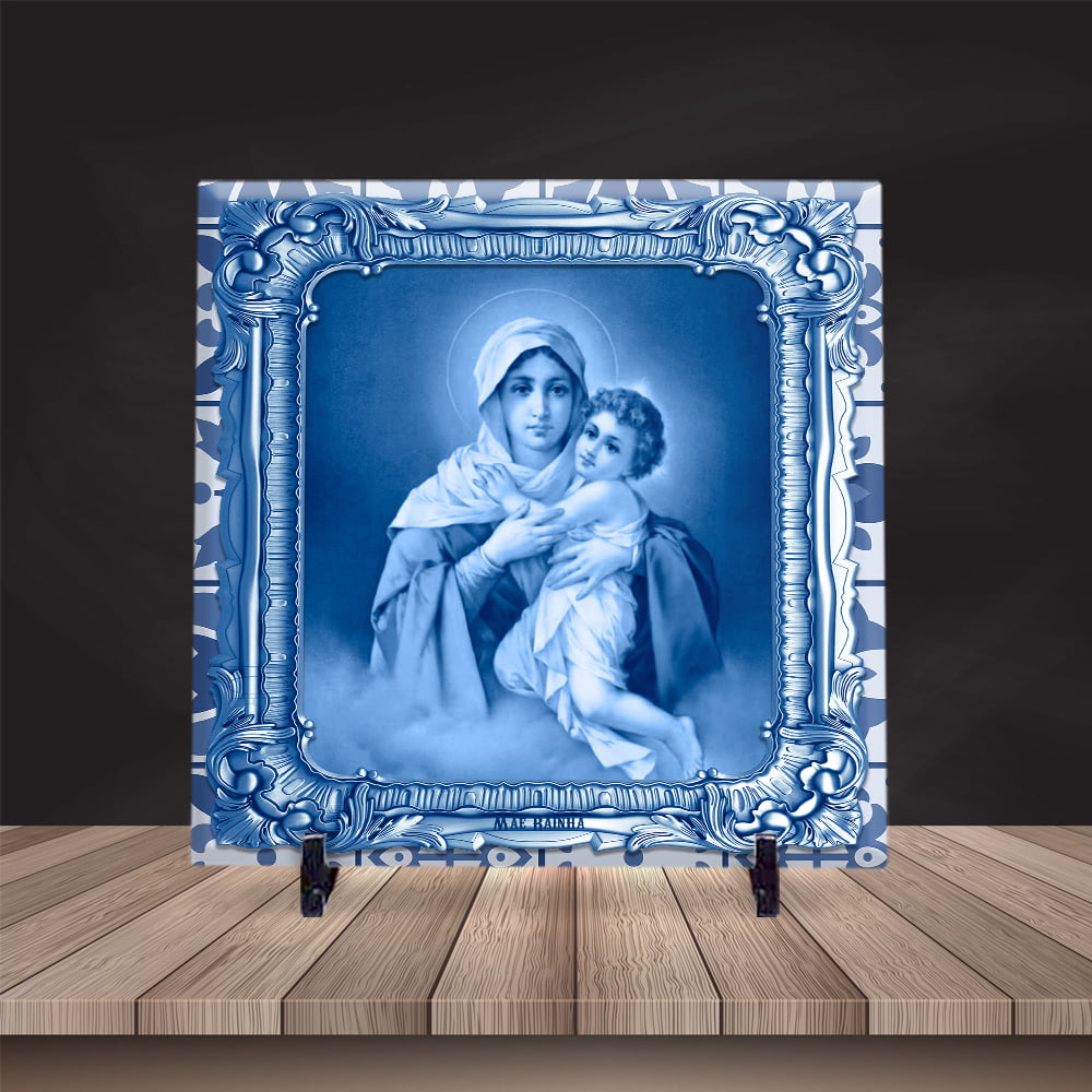 Azulejo Personalizado M E Rainha De Schoenstatt Est Portugues X