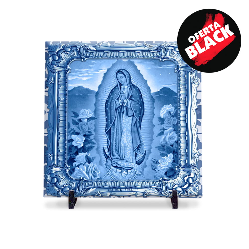 Azulejo Personalizado Nsa de Guadalupe Est. Portugues 20x20 Suporte Porta-Ret.