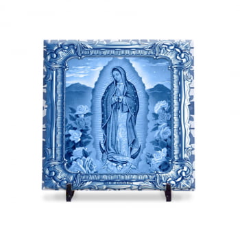 Azulejo Personalizado Nsa de Guadalupe Est. Portugues 20x20 Suporte Porta-Ret.