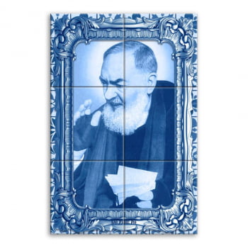 Quadro São Padre Pio de Pietrelcina - Ateliê Sudarius